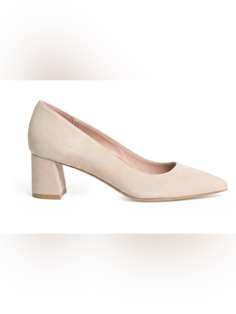 Ally Shoes Lower Block Heel Prowess Pearl Suede Lower Block Heel size 37